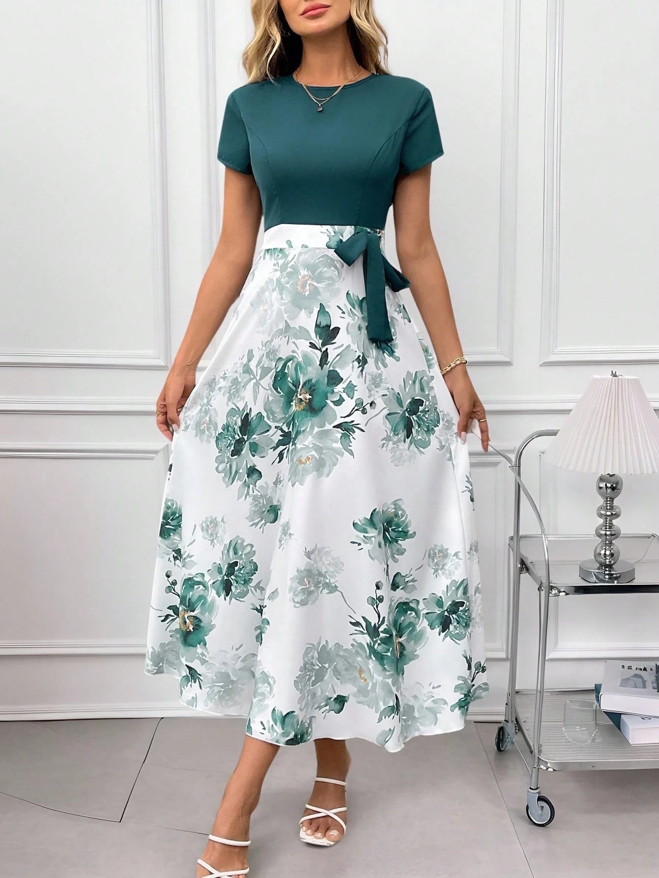Medorina Women's Maxi Dress Summer Dresses For Women Birthday Elegant Clothes Country Concert Outfit Flowy Modest Classy Outfits Floral Vacation Spring Sunmmer