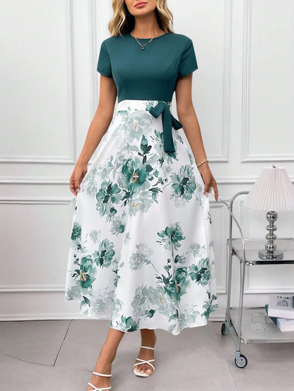 Medorina Women's Maxi Dress Summer Dresses For Women Birthday Elegant Clothes Country Concert Outfit Flowy Modest Classy Outfits Floral Vacation Spring Sunmmer