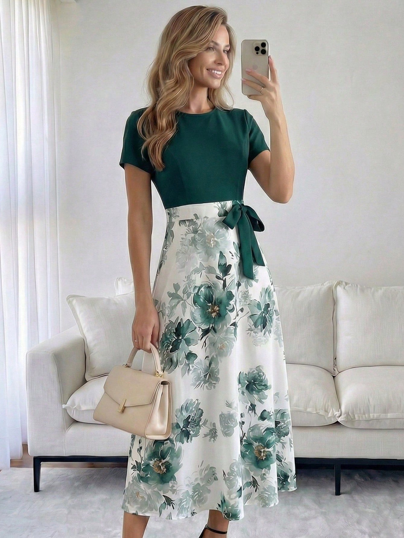 Medorina Women's Maxi Dress Summer Dresses For Women Birthday Elegant Clothes Country Concert Outfit Flowy Modest Classy Outfits Floral Vacation Spring Sunmmer
