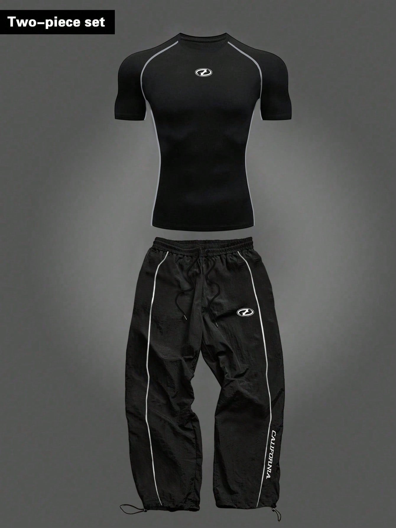 Men's Casual Collared Shirt And Beach Shorts Set, Leopard And Zebra Print Pattern Mixperfect For Vacation Wear.