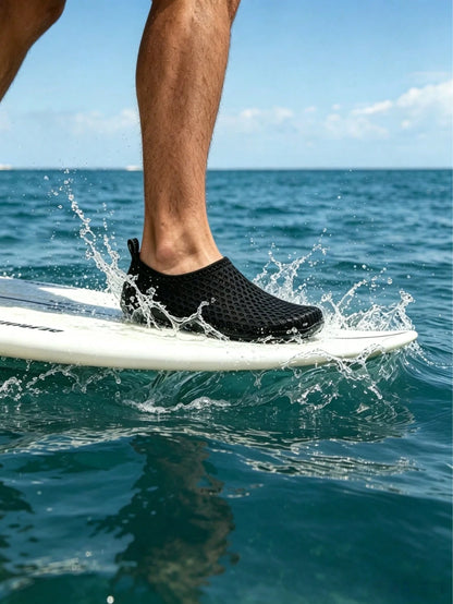 Men's Summer Slip-On Water Shoes In All Sizes, Suitable For Various Occasions Such As Beaches, Seaside, And Streams.Water Shoes Shoes For Men