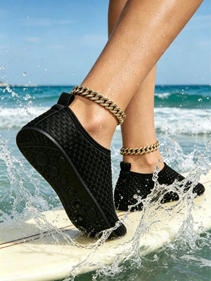 Men's Summer Slip-On Water Shoes In All Sizes, Suitable For Various Occasions Such As Beaches, Seaside, And Streams.Water Shoes Shoes For Men