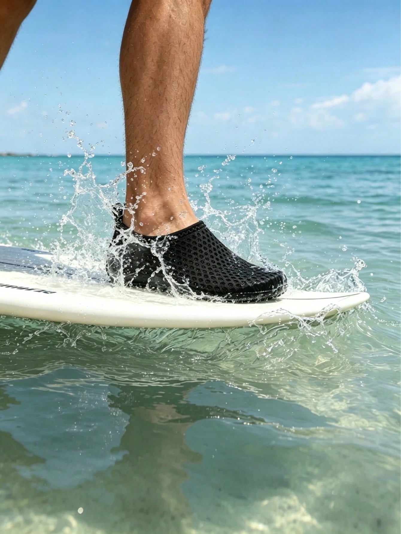 Men's Summer Slip-On Water Shoes In All Sizes, Suitable For Various Occasions Such As Beaches, Seaside, And Streams.Water Shoes Shoes For Men