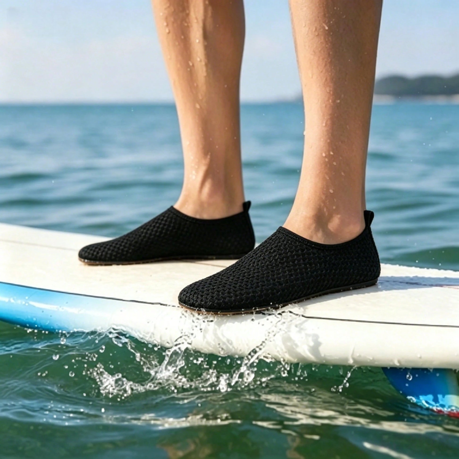 Men's Summer Slip-On Water Shoes In All Sizes, Suitable For Various Occasions Such As Beaches, Seaside, And Streams.Water Shoes Shoes For Men