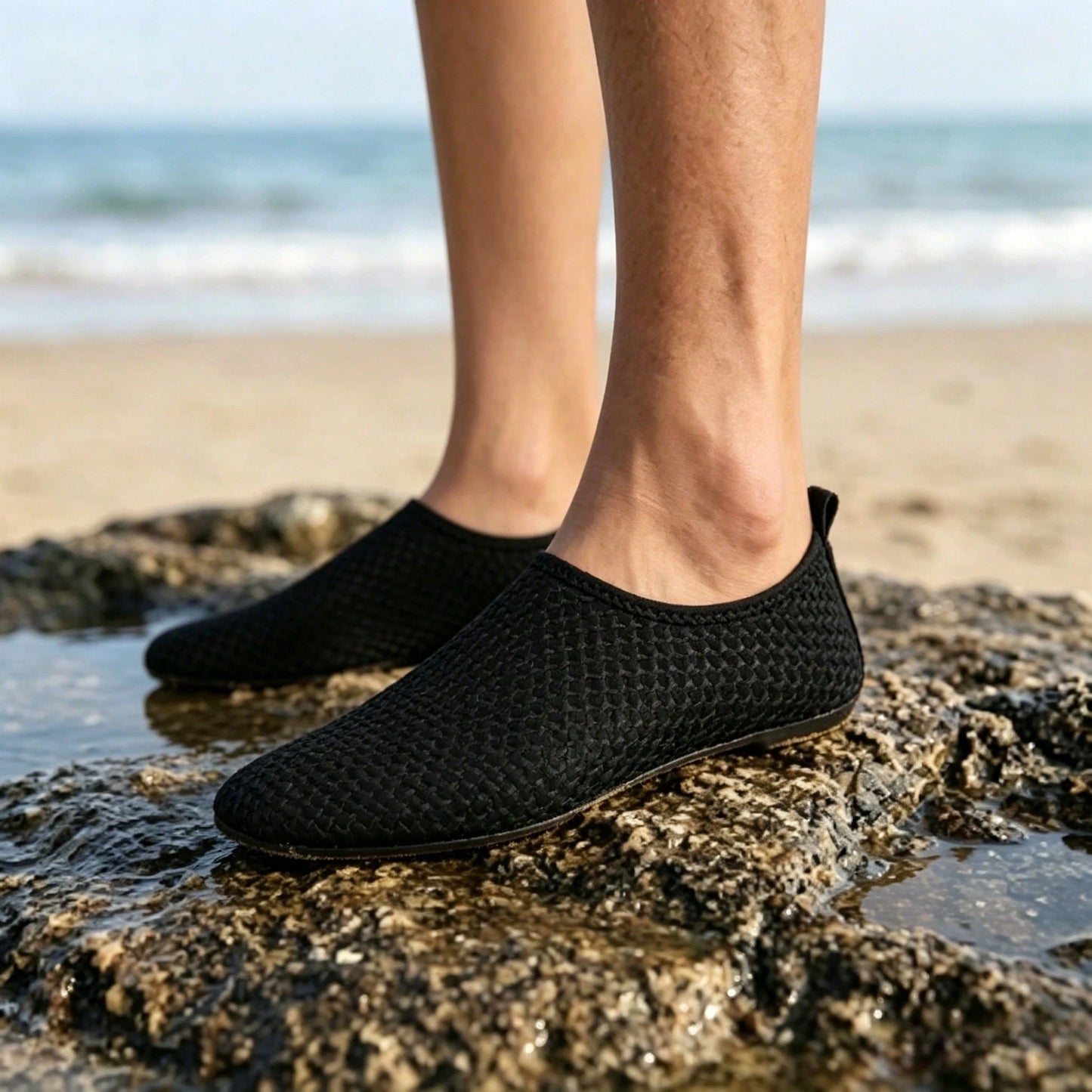 Men's Summer Slip-On Water Shoes In All Sizes, Suitable For Various Occasions Such As Beaches, Seaside, And Streams.Water Shoes Shoes For Men