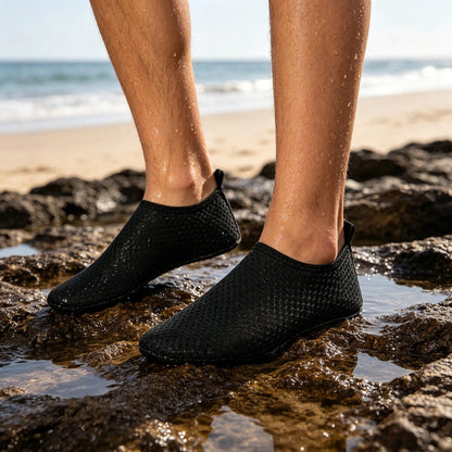Men's Summer Slip-On Water Shoes In All Sizes, Suitable For Various Occasions Such As Beaches, Seaside, And Streams.Water Shoes Shoes For Men