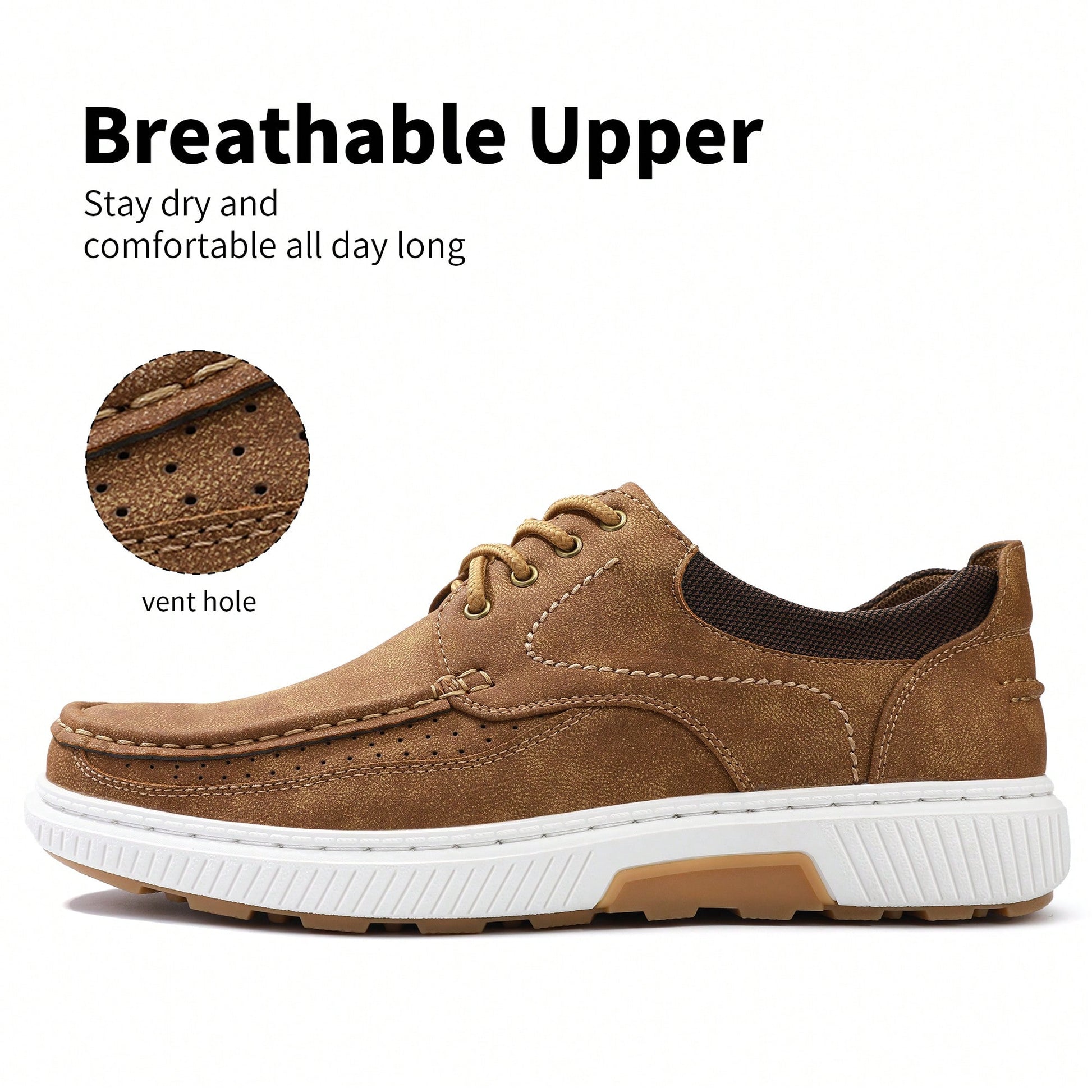 Mens Slip-On Loafers Breathable Comfortable Driving Shoes For Business Casual