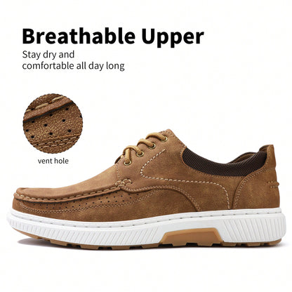 Mens Slip-On Loafers Breathable Comfortable Driving Shoes For Business Casual