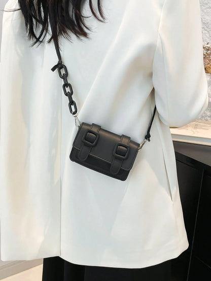 Mini Acrylic Decorative Chain Lipstick Crossbody Bag