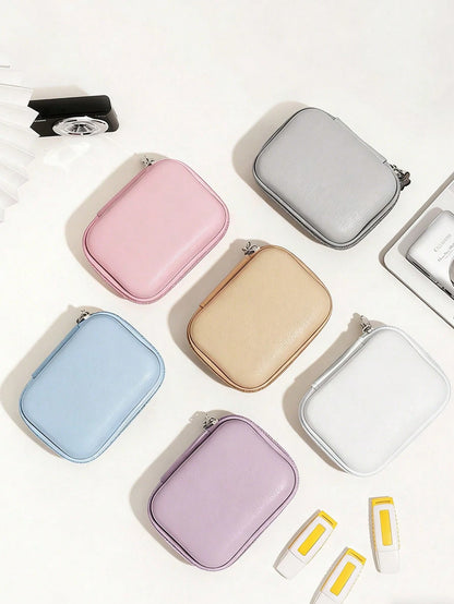 Mini CCD Camera Case, With Mesh Pocket, Digital Camera Case, Camera Bag, Travel, Portable, Lightweight, Durable, Stylish, For Home, For Outdoor