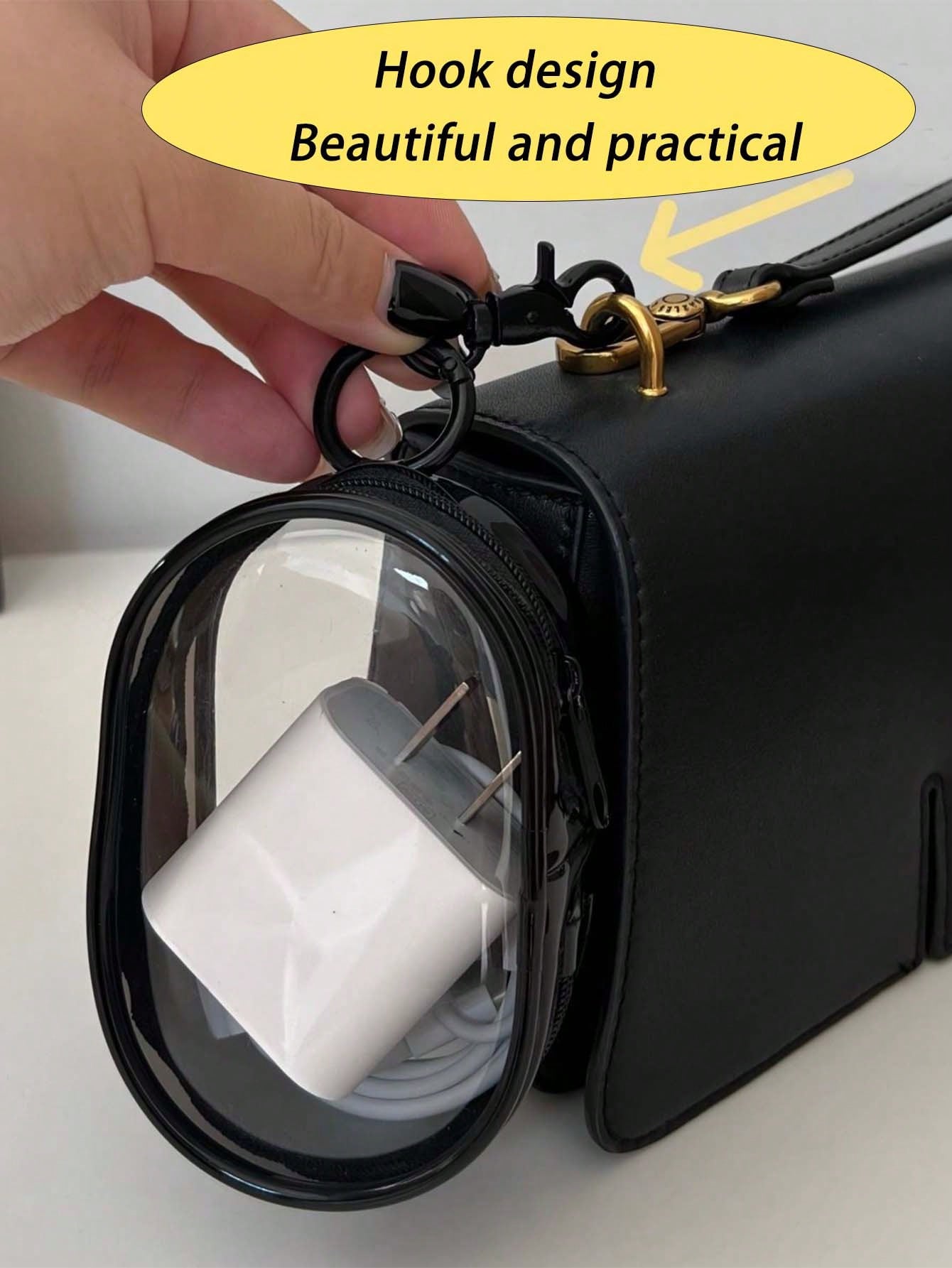 Mini Digital Bag With Zipper Portable Storage Bag Headphone Charger And Data Cable Organizer For Travel Outdoor Back To School Essential Accessories