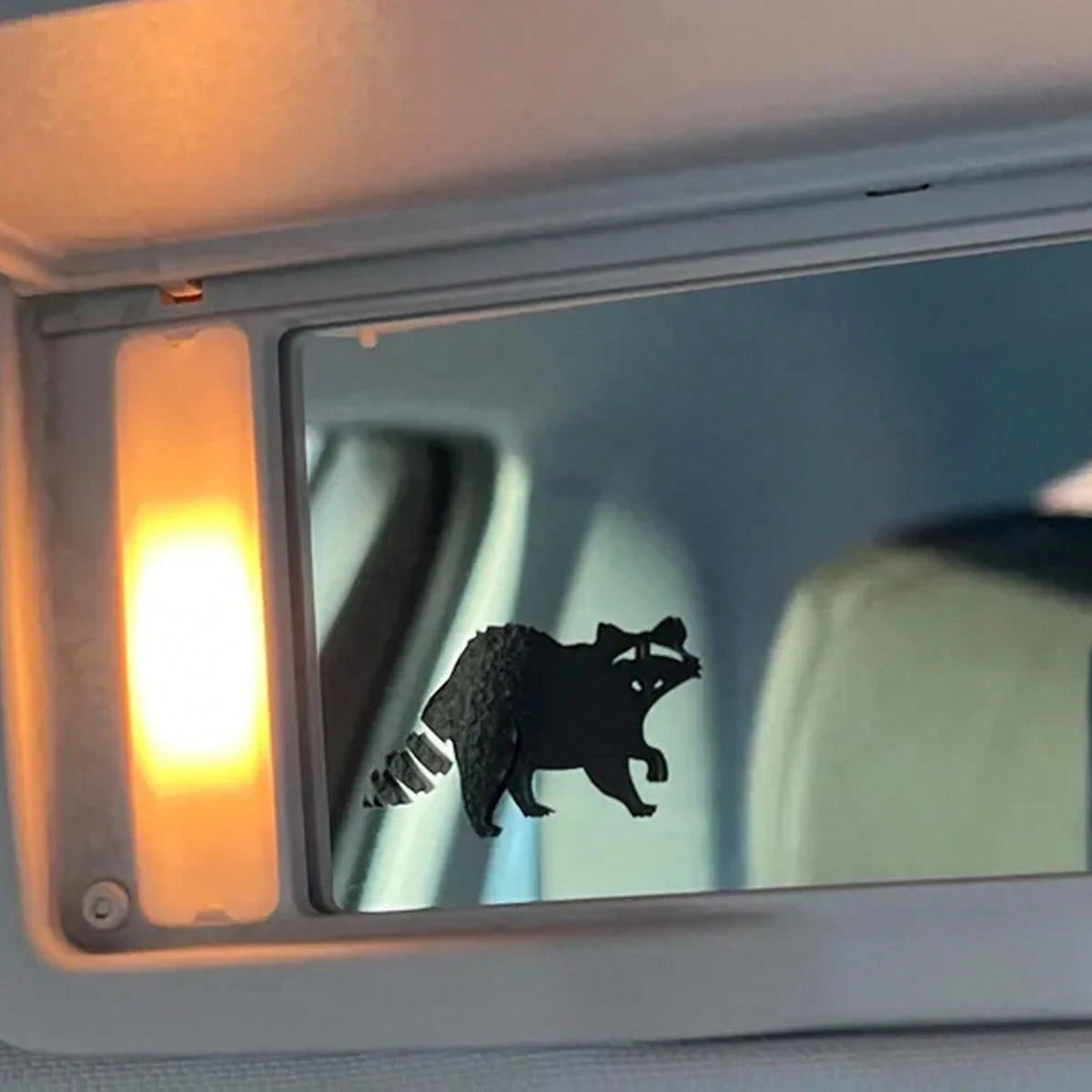 Mini Raccoon Hidden Stickers- Car Rearview Mirror Stickers, Easter Egg, SUV Stickers, Boy Stickers, Girl Stickers, Car Decoration Stickers