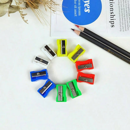 Mini Single-Hole Multi-Color Pencil Sharpener, Small Pencil Sharpener, Primary School Pencil Sharpener, Manual Plastic Pencil Sharpener, Random Color, Random New/Old Style Shipment