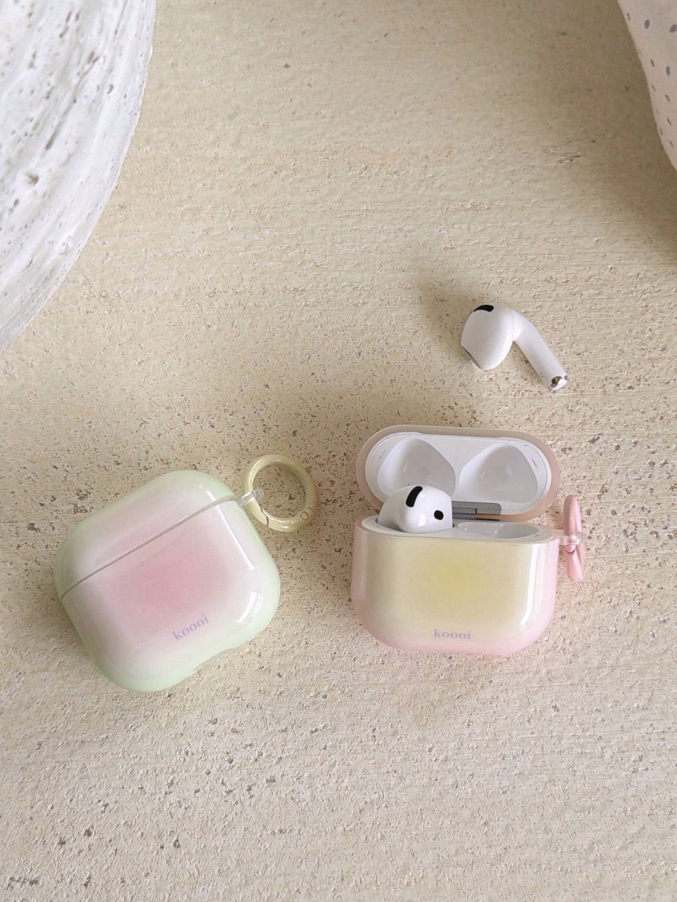 Minimalist Macaron Gradient Pods Pro3 Protective Case, Compatible With Apple Pods 4 Noise Cancelling/2/3/Pro 2nd Generation Wireless Bluetooth Earphone Soft Silicone Case