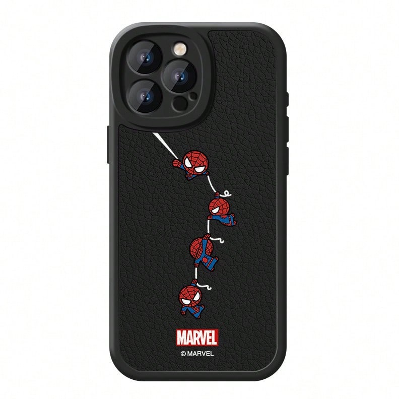 Miniso Marvel Spider-Man Cartoon Cute Phone Case For Men, Compatible With IPhone 17 Pro Max/17 Pro/Air/16 Pro Max/15 Plus/14/13/IP 17/15 Pro/12 Pro/11/16 Plus, Drop-Proof And Scratch-Resistant Protect