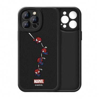 Miniso Marvel Spider-Man Cartoon Cute Phone Case For Men, Compatible With IPhone 17 Pro Max/17 Pro/Air/16 Pro Max/15 Plus/14/13/IP 17/15 Pro/12 Pro/11/16 Plus, Drop-Proof And Scratch-Resistant Protect