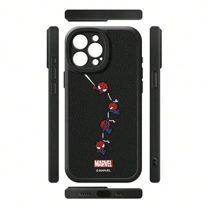 Miniso Marvel Spider-Man Cartoon Cute Phone Case For Men, Compatible With IPhone 17 Pro Max/17 Pro/Air/16 Pro Max/15 Plus/14/13/IP 17/15 Pro/12 Pro/11/16 Plus, Drop-Proof And Scratch-Resistant Protect