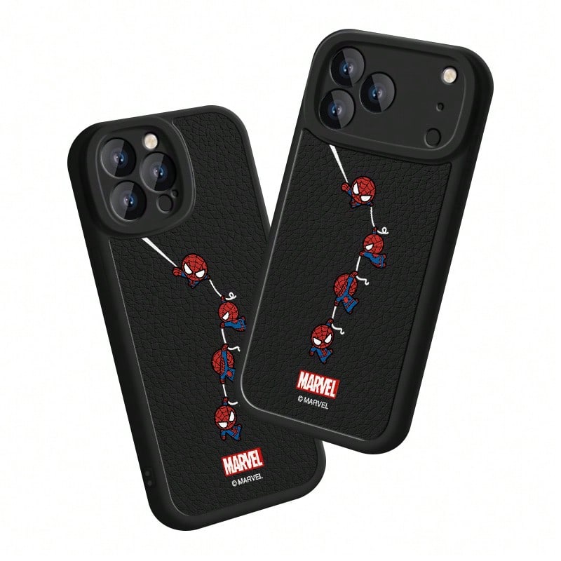 Miniso Marvel Spider-Man Cartoon Cute Phone Case For Men, Compatible With IPhone 17 Pro Max/17 Pro/Air/16 Pro Max/15 Plus/14/13/IP 17/15 Pro/12 Pro/11/16 Plus, Drop-Proof And Scratch-Resistant Protect