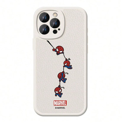 Miniso Marvel Spider-Man Cartoon Cute Phone Case For Men, Compatible With IPhone 17 Pro Max/17 Pro/Air/16 Pro Max/15 Plus/14/13/IP 17/15 Pro/12 Pro/11/16 Plus, Drop-Proof And Scratch-Resistant Protect