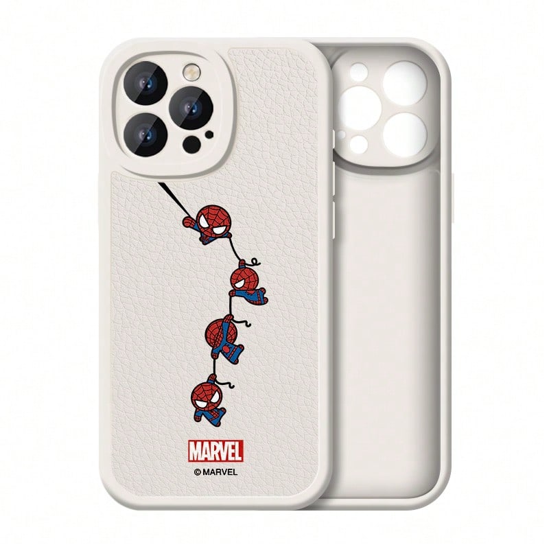 Miniso Marvel Spider-Man Cartoon Cute Phone Case For Men, Compatible With IPhone 17 Pro Max/17 Pro/Air/16 Pro Max/15 Plus/14/13/IP 17/15 Pro/12 Pro/11/16 Plus, Drop-Proof And Scratch-Resistant Protect