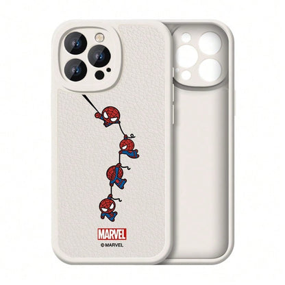 Miniso Marvel Spider-Man Cartoon Cute Phone Case For Men, Compatible With IPhone 17 Pro Max/17 Pro/Air/16 Pro Max/15 Plus/14/13/IP 17/15 Pro/12 Pro/11/16 Plus, Drop-Proof And Scratch-Resistant Protect