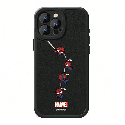 Miniso Marvel Spider-Man Cartoon Cute Phone Case For Men, Compatible With IPhone 17 Pro Max/17 Pro/Air/16 Pro Max/15 Plus/14/13/IP 17/15 Pro/12 Pro/11/16 Plus, Drop-Proof And Scratch-Resistant Protect