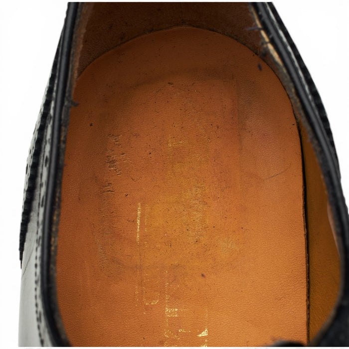 'Mirfield' Black Leather Oxford Brogues UK 6.5 E