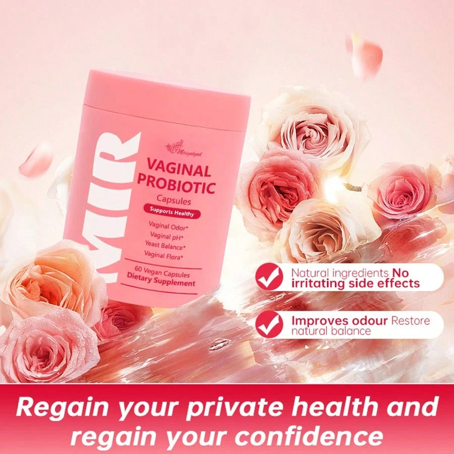 Miriyalyad [60 Count Probiotics Balance] Health Supplements Private Intimate Health Probiotics For Women PH Balance With Prebiotics & Lactobacillus Probiotic Blend