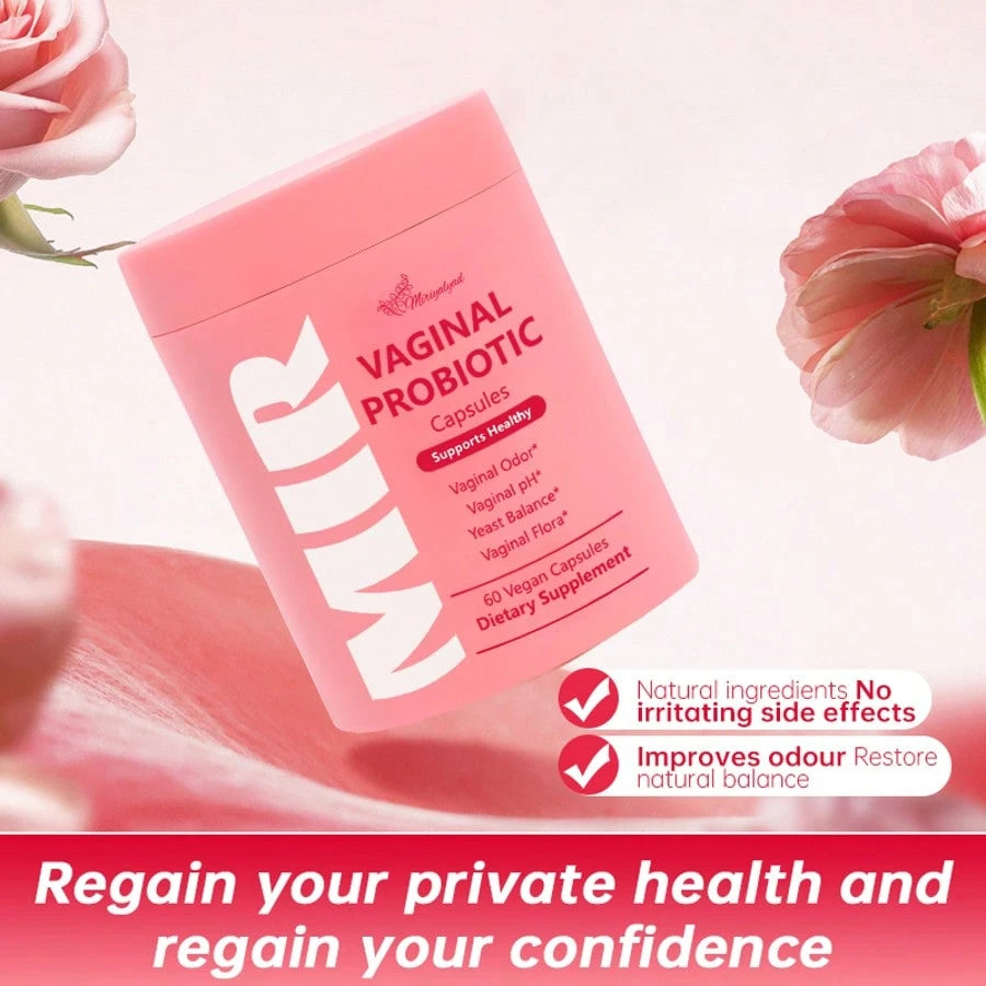 Miriyalyad [60 Count Probiotics Balance] Health Supplements Private Intimate Health Probiotics For Women PH Balance With Prebiotics & Lactobacillus Probiotic Blend