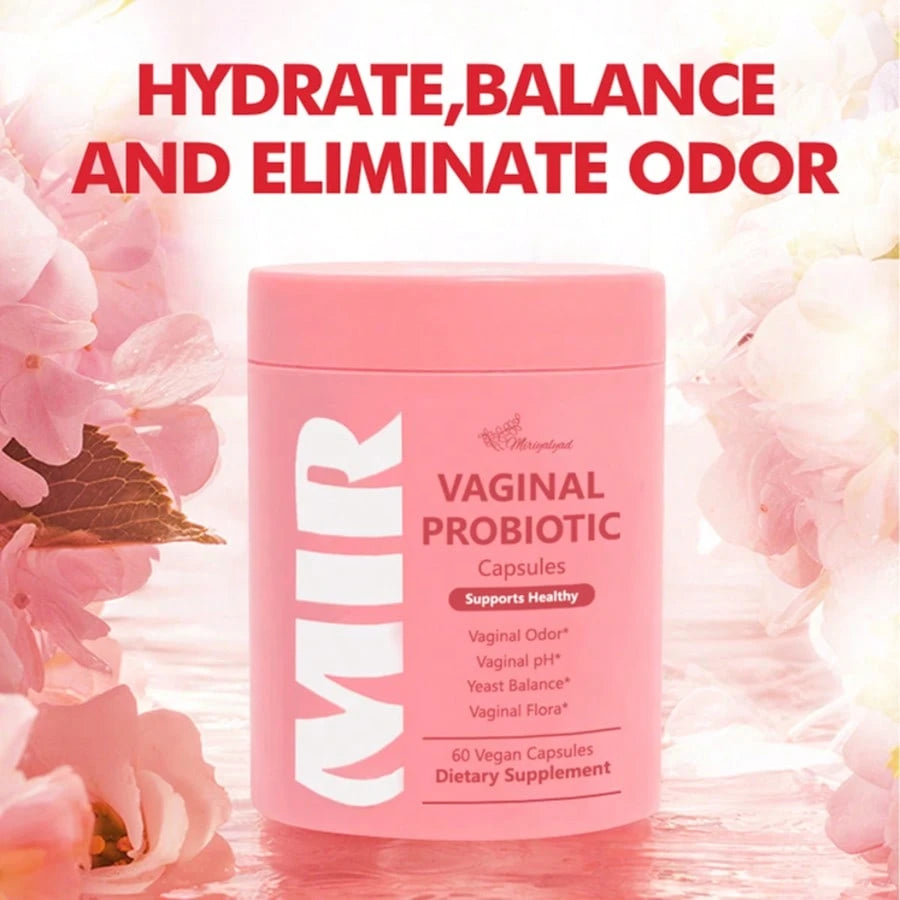 Miriyalyad [60 Count Probiotics Balance] Health Supplements Private Intimate Health Probiotics For Women PH Balance With Prebiotics & Lactobacillus Probiotic Blend