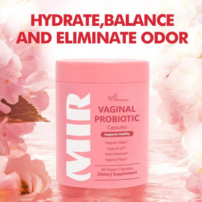Miriyalyad [60 Count Probiotics Balance] Health Supplements Private Intimate Health Probiotics For Women PH Balance With Prebiotics & Lactobacillus Probiotic Blend
