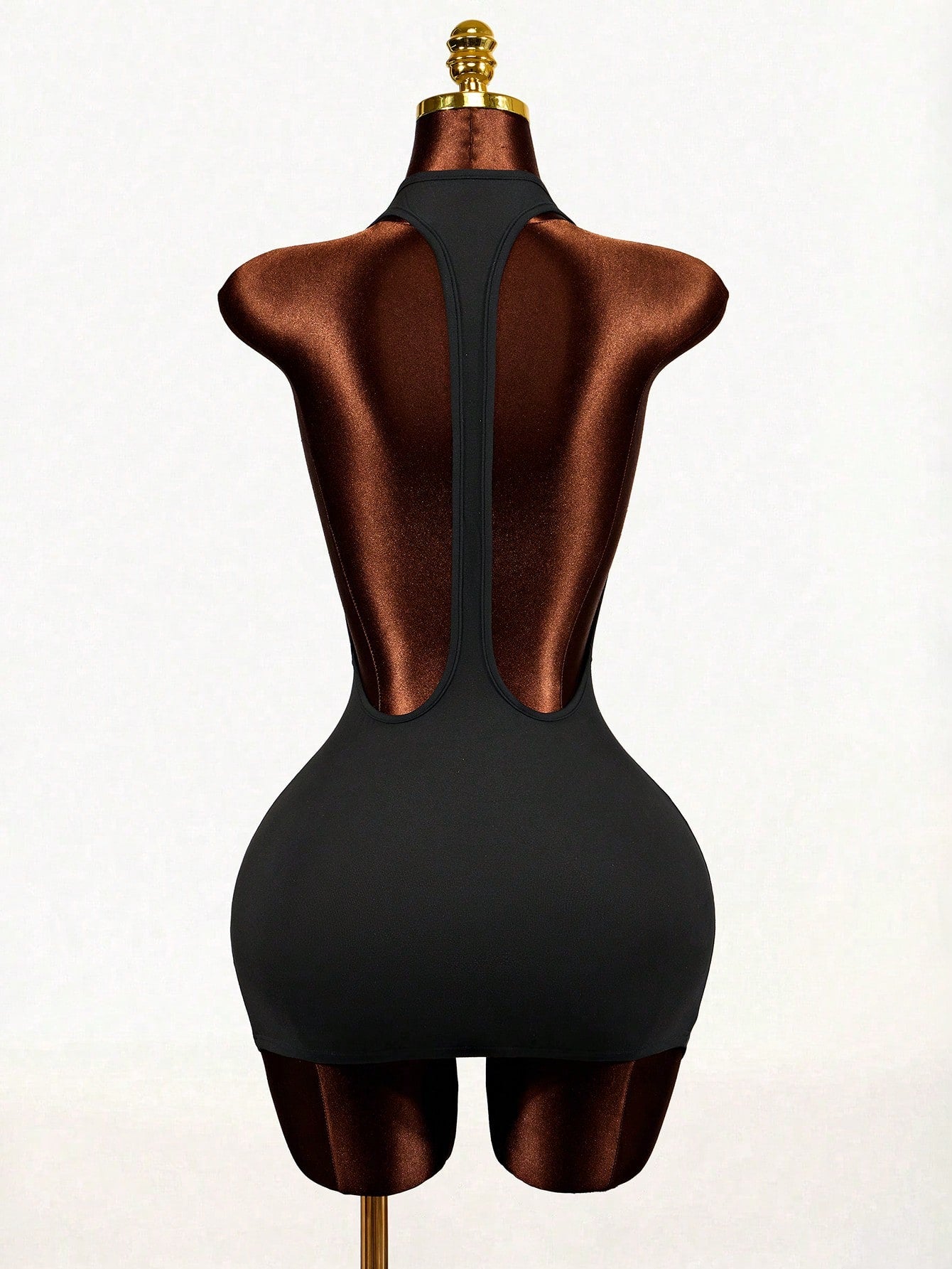 Mistrie 2026 Black Summer New Street Fashion Casual Bodycon Short Dress,Back Hollow Design,Bandage Club Comfortable Elastic Fabric,Party Music Festival