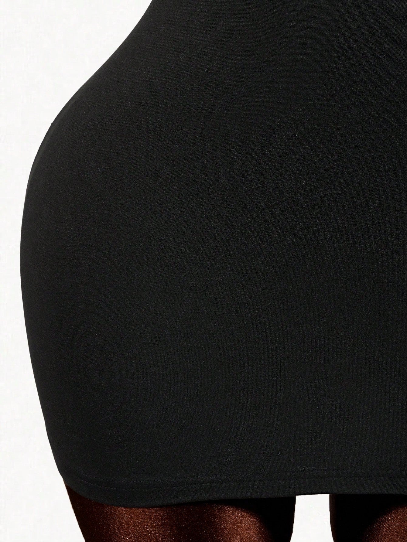 Mistrie 2026 Black Summer New Street Fashion Casual Bodycon Short Dress,Back Hollow Design,Bandage Club Comfortable Elastic Fabric,Party Music Festival