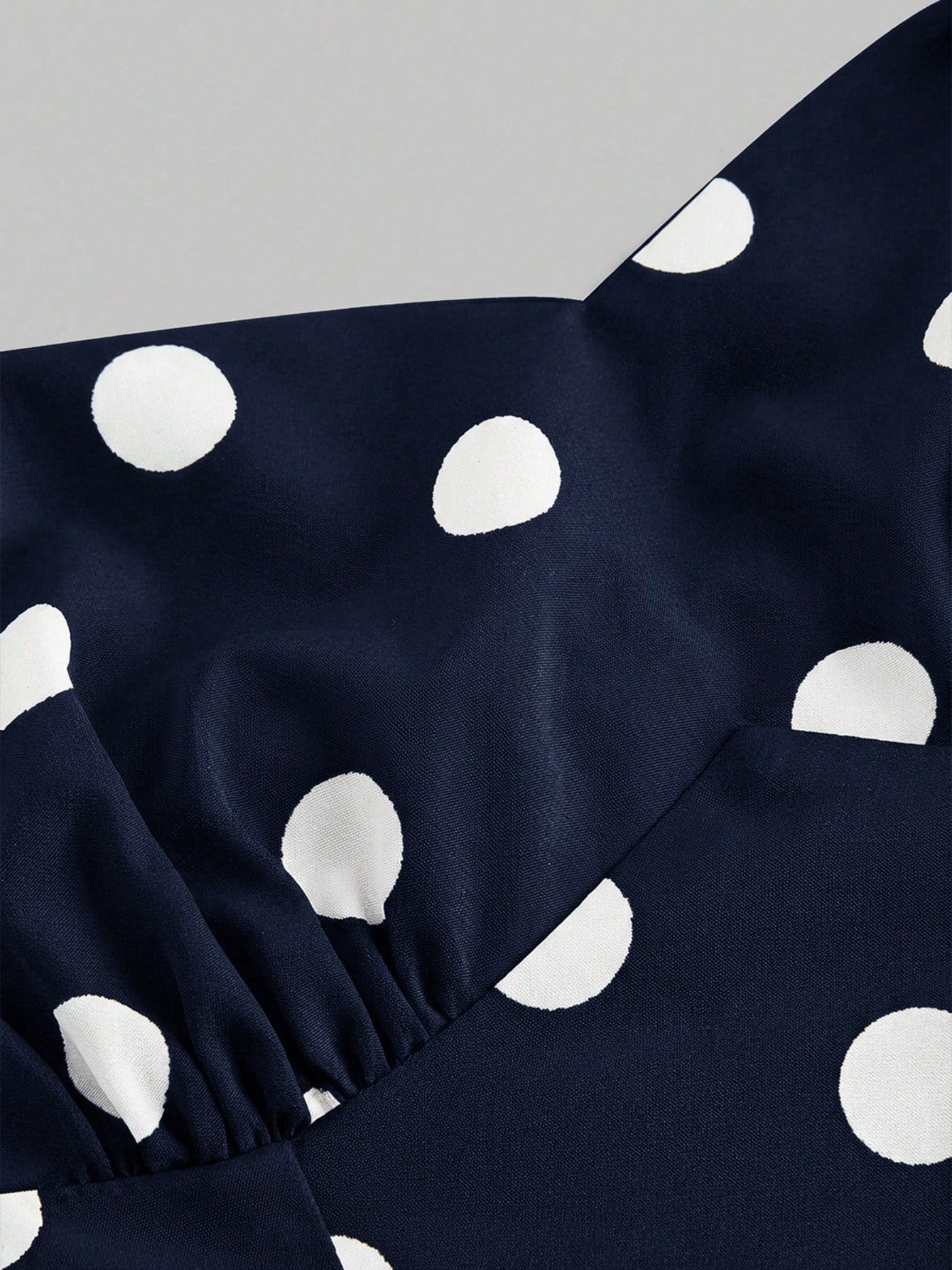MOD Women's Cute White With Black Polka Dots Halter Dress,Retro 70s Retro Vintage Sleeveless Fit Flare Summer Dress,Wedding Guest Vacation Party,Birthday