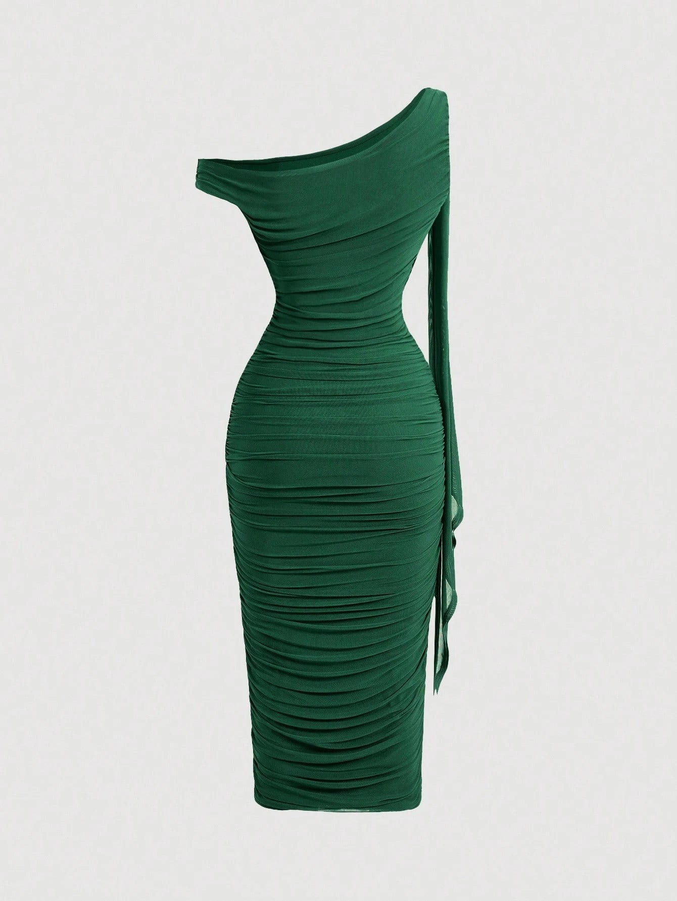 MOD Women's Solid Color Minimalist Casual Midi Asymmetric Dress,Elegant Dresses For Women