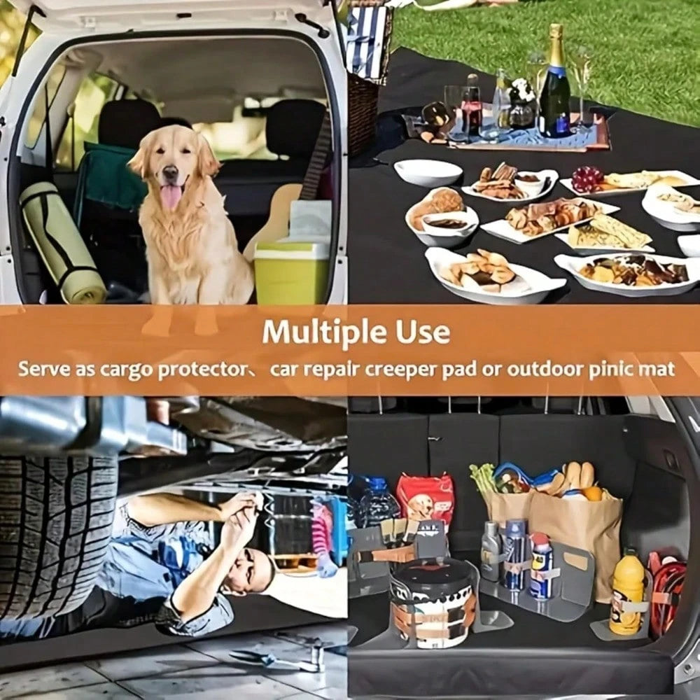 Moon Sun Gothic Cargo Liner & Car Trunk Mats Universal Size 29" X 39" Non-Slip Pets Dog Trunk Cargo Liner Car SUV Seat Cover Waterproof Floor Mat All Weather For Families/Travel Enthusiasts