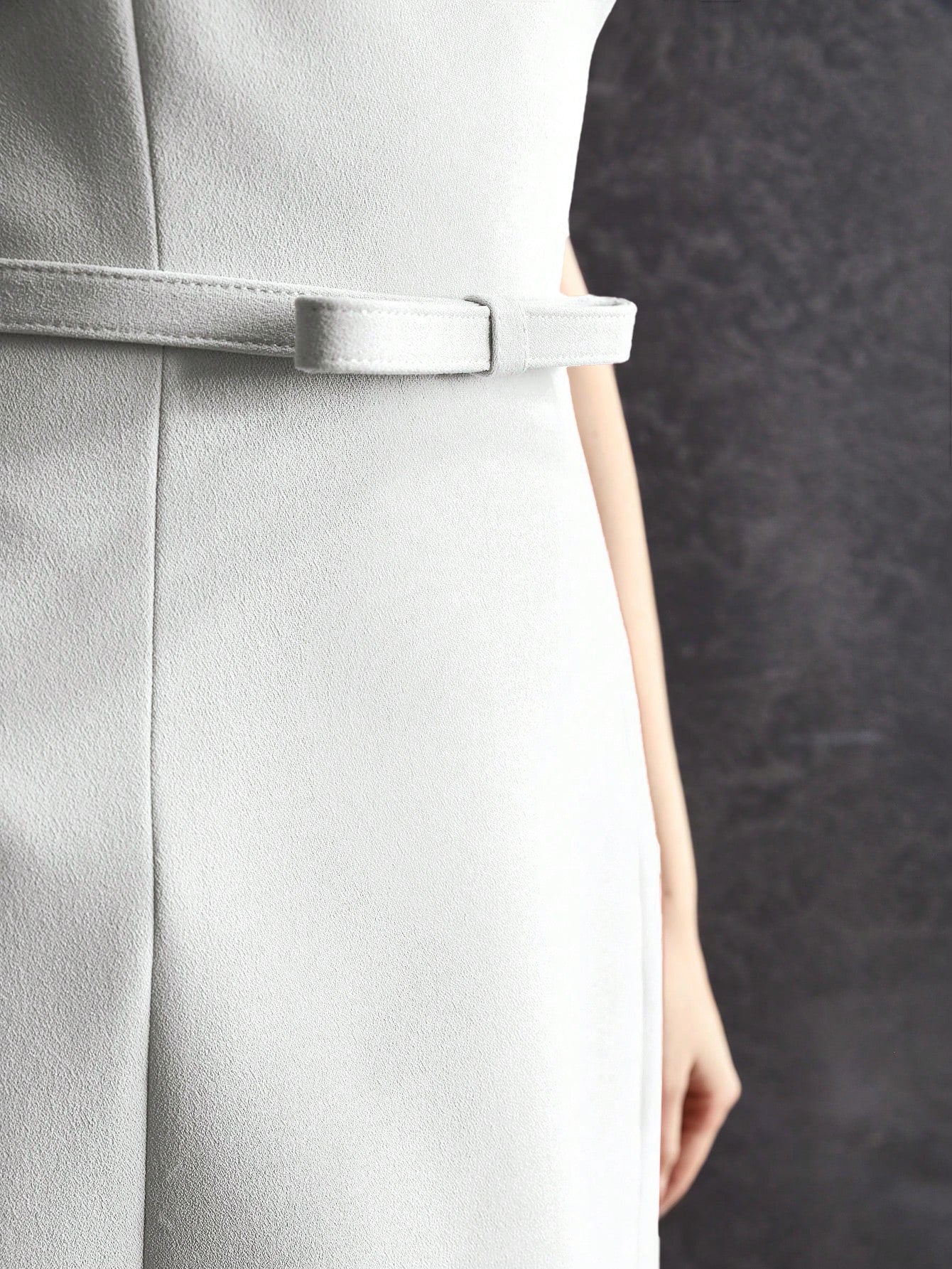 MOTF PREMIUM BOW BELTED BODYCON DRESS