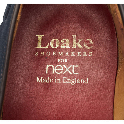 MTO '979286' Navy Blue Suede Tassel Loafers UK 7 F