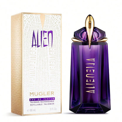 Mugler Alien Series (Alien Goddess/ Classic Alien) 100ml 3.4fl Oz- Amber Woody Floral Women's Perfume For Daily Wear Dating Holiday Gift