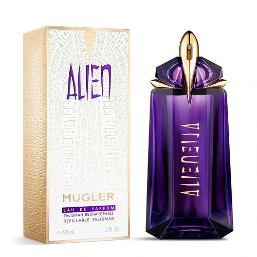 Mugler Alien Series (Alien Goddess/ Classic Alien) 100ml 3.4fl Oz- Amber Woody Floral Women's Perfume For Daily Wear Dating Holiday Gift