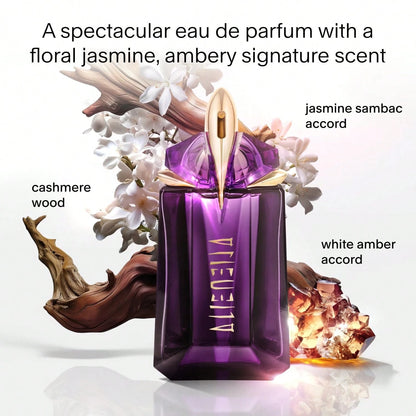 Mugler Alien Series (Alien Goddess/ Classic Alien) 100ml 3.4fl Oz- Amber Woody Floral Women's Perfume For Daily Wear Dating Holiday Gift