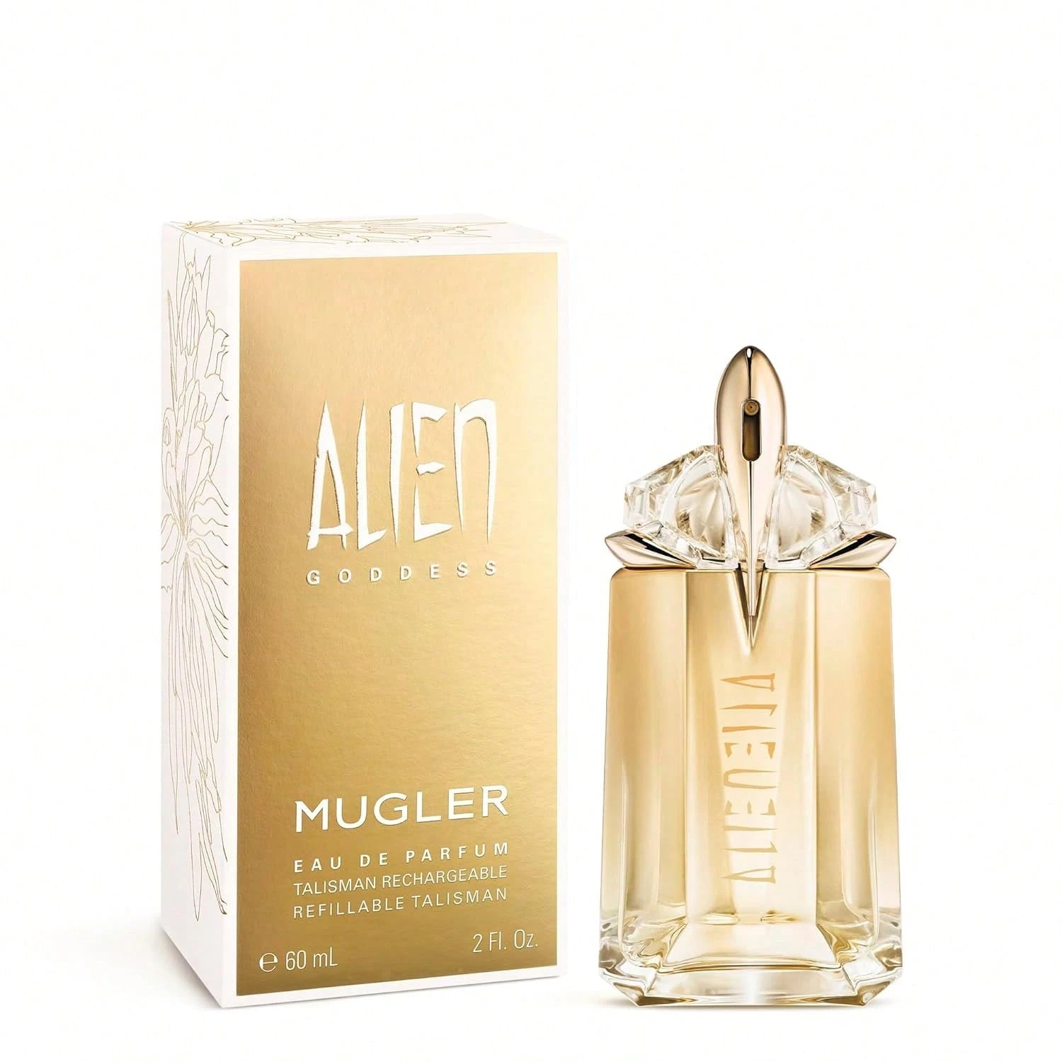 Mugler Alien Series (Alien Goddess/ Classic Alien) 100ml 3.4fl Oz- Amber Woody Floral Women's Perfume For Daily Wear Dating Holiday Gift