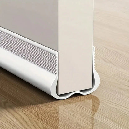Multi-Color Adjustable Door Bottom Seal Strip, Soundproof Door Draft Stopper, Self-Adhesive Anti-Pest Gap Blocker, With Double-Sided Tape