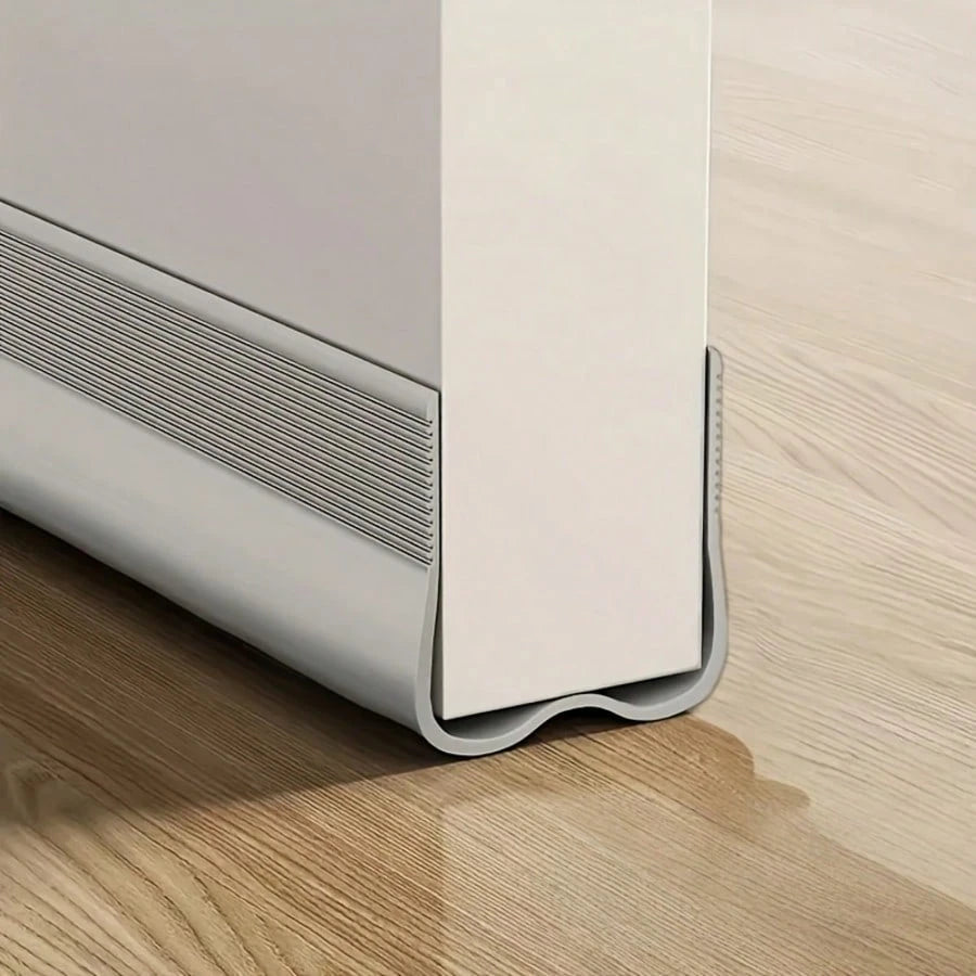 Multi-Color Adjustable Door Bottom Seal Strip, Soundproof Door Draft Stopper, Self-Adhesive Anti-Pest Gap Blocker, With Double-Sided Tape