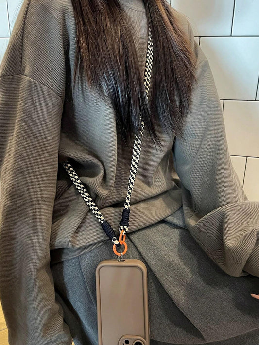Multi-Function Lanyard Strap For Phone, Neck Cord Crossbody Strap For Men & Women, Fashionable Creative Anti-Lost Anti-Drop Long Double Head Buckle Bag Camera Straps Accessories Gifts For Mother, Fami
