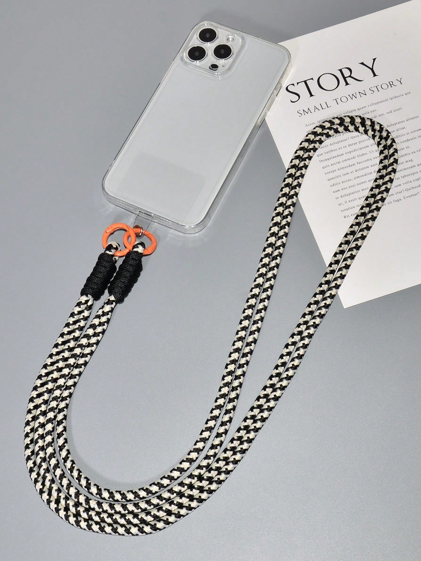 Multi-Function Lanyard Strap For Phone, Neck Cord Crossbody Strap For Men & Women, Fashionable Creative Anti-Lost Anti-Drop Long Double Head Buckle Bag Camera Straps Accessories Gifts For Mother, Fami