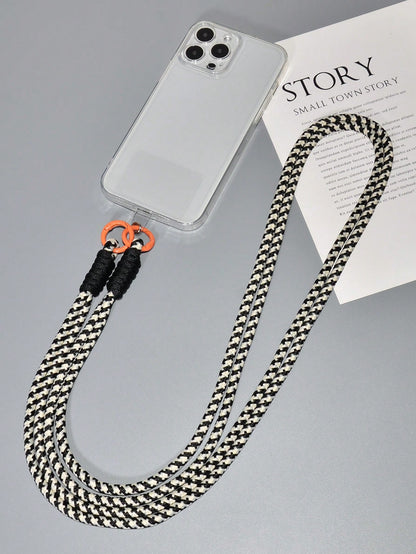 Multi-Function Lanyard Strap For Phone, Neck Cord Crossbody Strap For Men & Women, Fashionable Creative Anti-Lost Anti-Drop Long Double Head Buckle Bag Camera Straps Accessories Gifts For Mother, Fami