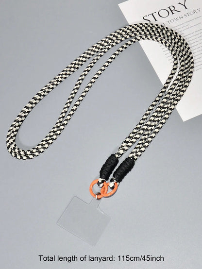 Multi-Function Lanyard Strap For Phone, Neck Cord Crossbody Strap For Men & Women, Fashionable Creative Anti-Lost Anti-Drop Long Double Head Buckle Bag Camera Straps Accessories Gifts For Mother, Fami