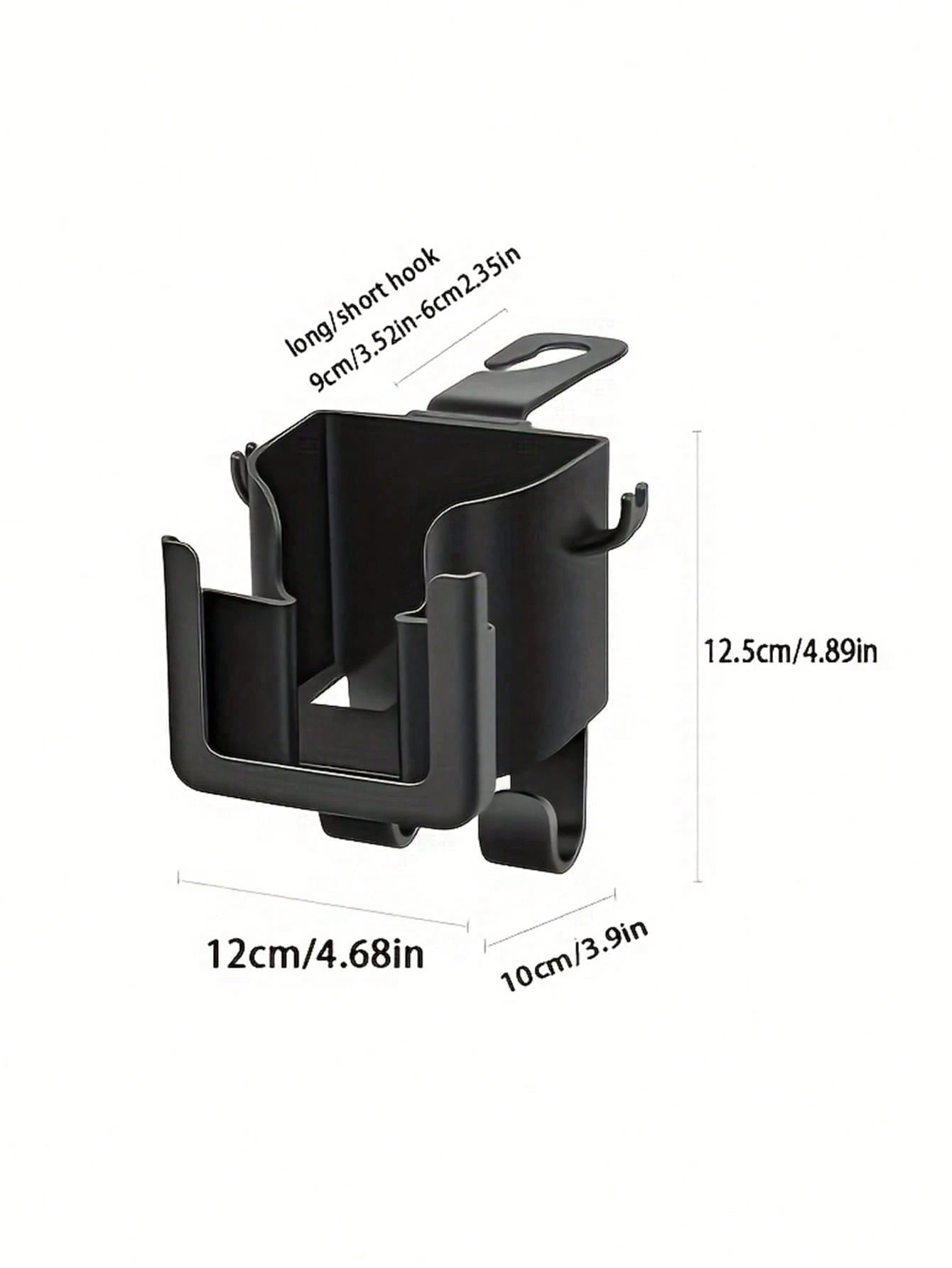 Multi Functional Car Seat Backrest Storage Rack With Cup Holder, Phone Holder And Hook- Suitable For Most Car Models, Can Store Water Bottles, Milk Tea Bags, Garbage Bags And Glasses, Car Storage, Re