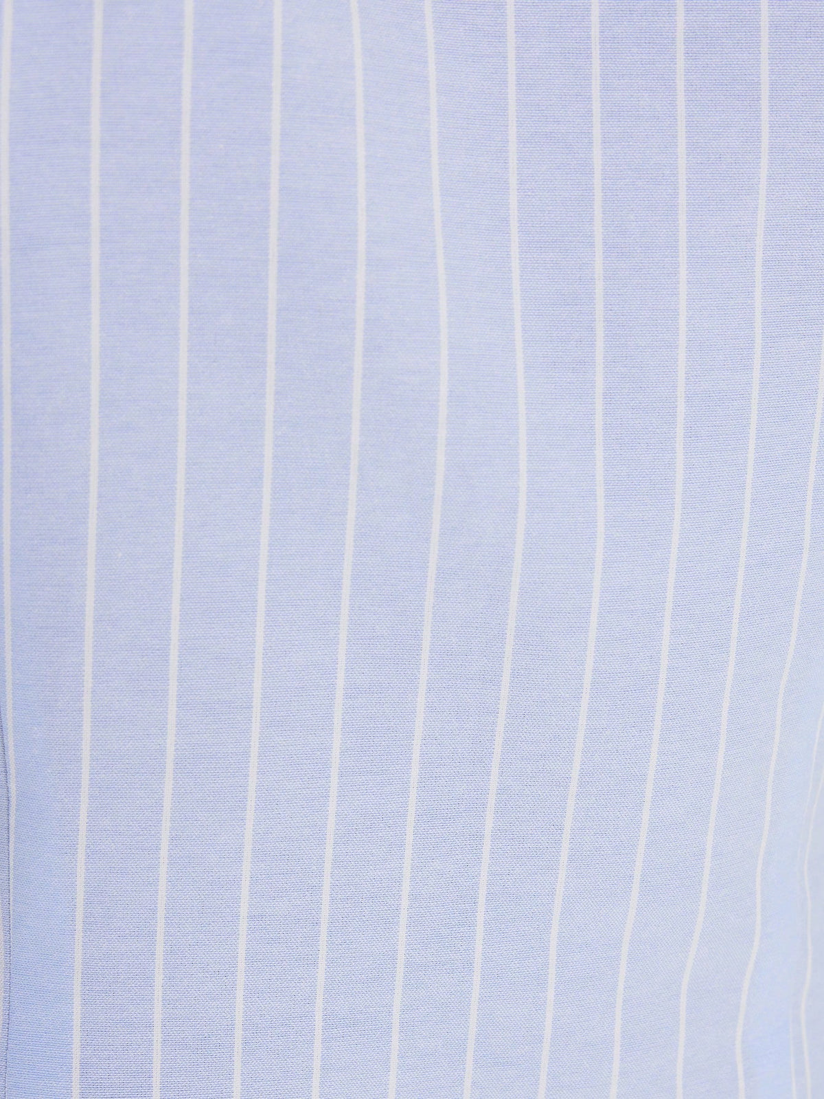 MUSERA Tailored Button Through Pinstripe Fitted Long Sleeve Shirt Business Casual Airport Cute Fall